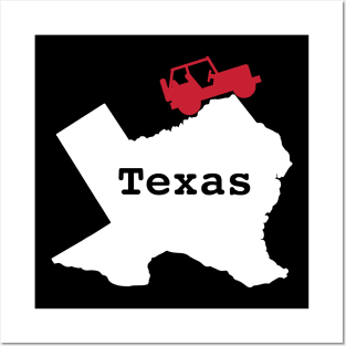 Texas Jeeps Posters and Art